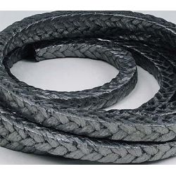 Spitmaan Self Lubricated Asbestos Packing Graphite with White Metal, Size 8mm