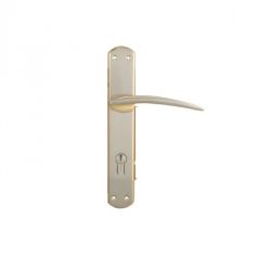 Harrison 05601 Romance Series Handle Set with Computer Key, Design Neon, Lock Type CY, Finish Stainless Steel, Size 200mm, No. of Keys 3, Lever/Pin 5P, Material Brass, Computer Key Length 250mm
