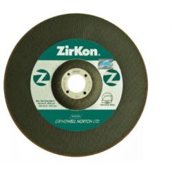Norton ZD1 Zirkon DC Wheel, Diameter 180mm, Thickness 7mm, Wheel Bore Diameter 22.23mm