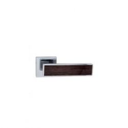 Harrison 40522 Collection Door Handle Set, Design Aspire, Lock Type N/A, Finish S/C, Material White Metal