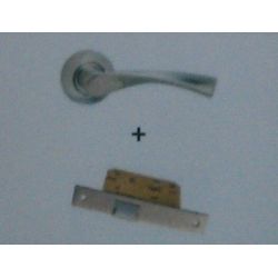 Archis Rose Bathroom Combo Set (Without Key hole)+ Latch-SN-124
