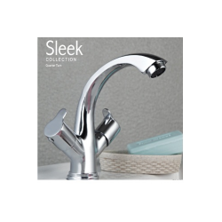 Central Hole Basin Mixer with 450mm Long Connection Pipes