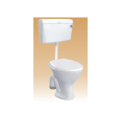 Ivory PVC Cistern With Fitting(Sleek) - Compy