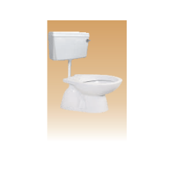 White PVC Cistern With Fitting - Calyx