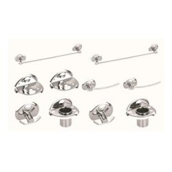Osian C-2002 Stainless Steel Bathroom Accessories Set, Series Centro, Material Stainless Steel