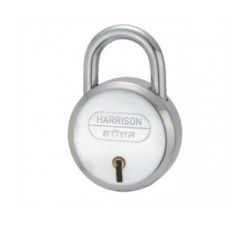 Harrison 0447 Round Padlock, Size 30mm, No. of Keys 2K, Lever/Pin 4L, Material Steel, Model J-6/BCP, Shape Round