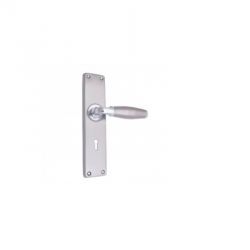 Harrison 33600 Economy Door Handle Set with Computer Key, Design Marc, Finish S/C, Material Stainless Steel, Computer Key Length 200mm