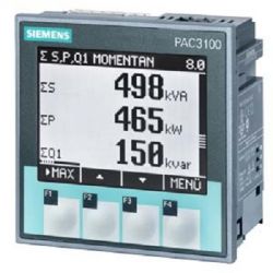 Siemens 7KM3133-0BA00-3AA0 Power Monitoring Device PAC 3100 with Integrated RS 485 Port for MODBUS RTU, Frequency 50hz, Voltage 110-240V