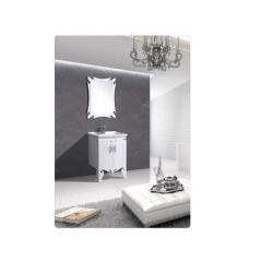 Elegant Casa PVC-213 Bathroom Cabinet, Main Cabinet Size 700 x 460 x 850mm, Mirror Size 550 x 130 x 800mm, Material PVC