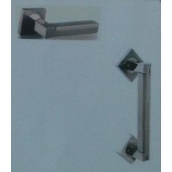 Archis Mortice Handle Eco Set with Both Side Dimple Key Cylinder(60 LxL-DK)-SN/CP-SPL-132