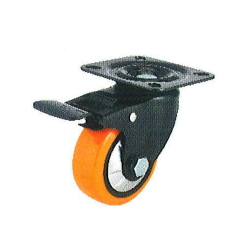 Race Wheel 180Kg With Double Ball Bearing-MLT-H-105-100-PT-BK-0