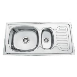 Jim Kitchen Sink, Shape SBMB 5, Overall Size 45 x 20 x 8inch, Bowl Size 20 x 16inch