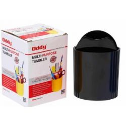 Oddy High Quality Plastic Tumbler - Black (Set of 2)- MPT-02Black-1 Item