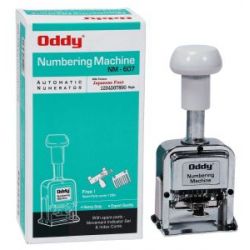 Oddy Auto Numbering Machine 6 Digits With JAPANESE FONT STYLE & Spare Parts- NM-607-1 Item