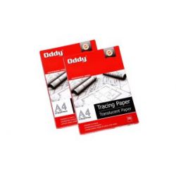 Oddy 95 GSM Tracing Butter Paper 250 Sheets- TP95A4250-1 Item