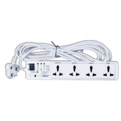 Orpat OCPL-5967 Power Link, Length 4m, No. of Pin 3, No. of Ways 4, Current 6A
