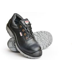 Hillson Nucleus Safety Shoe, Size 6, Toe Type Steel, Color Black