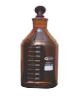 Glassco 273.276.02A Narrow Mouth Amber Reagent Bottle, Capacity 100ml