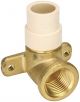 Astral Pipes M512119001 Brass Drop Ear Elbow, Size 15mm