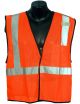 3M Hi Visibility Harness Vest, Color Red Orange
