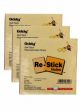 Oddy '3 x 3' Self Stick Repositionable Note Pad 100 Sheets (Set of 10 Pads)- RS 3 X 3-1 Item