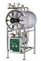 SISCO India High Pressure Cylindrical Steam Sterilizer with M.S Stand and Ring, Size 400 x 1100mm, Load 9kW