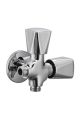 Parryware G4043A1 Dice Two Way Angle Valve, Color Silver