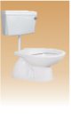 Ivory PVC Cistern With Fitting - Calyx