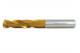 Swiss Tech SWT1252065A TiN Coated Stub Drill, Point Angle 135deg, Helix Angle Normal, Diameter 6.50mm