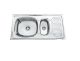 Kohinoor Kitchen Sink, Shape SBMB 1, Overall Size 32 x 20 x 8inch, Series Petunia