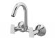 Kerro SI-09 Sink Mixture Faucet, Model Sign, Material Brass, Color Silver, Finish Chrome