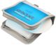Solo CD 096 Computer CD Wallet, Zipper, 96 CD, Frosted Blue Color