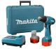 Makita 6261DWPE Cordless Driver Drill, Torque 24/14Nm, Capacity 10mm, Speed 0-400/1300 rpm, Weight 1.5kg, Voltage 9.6V