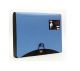 Solo EF 302 Full Bottom Expanding File - 1" Case, Size A4, Blue Color