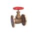Sant IS 6 Gun Metal Gate Valve with Non-Rising Stem, Size 20mm, Body Test Pressure 2.4Mpa Hyd., Seat Test Pressure 1.6Mpa Hyd.