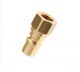 JELPC Pneumatic Mini Brass Female Plug (BSP), Size 1/8inch