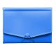 Solo EX 701 Expanding Cheque Case (Elastic) - 12 Section, Blue Color