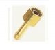 JELPC Pneumatic Mini Brass Male Plug (BSP), Size 1/8inch