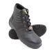Liberty 7198-02 Warrior Black Leather Safety Shoes, Style Full Ankle