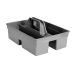 Partek TB06/GY Compact Plastic Carry Basket, Color Grey
