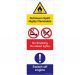 Safety Sign Store CW432-2159V-01 Petroleum Sprit Highly Flammable Sign Board
