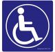 Safety Sign Store FS507-105PC-01 Disabled-Graphic Sign Board