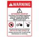 Safety Sign Store DS429-A6V-01 Warning: Automatic Start-Up Sign Board