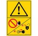 Safety Sign Store DS430-A6PC-01 Warning: Automatic Start Up - Graphic Sign Board