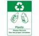 Safety Sign Store FS208-A4PC-01 Recyclable Plastic Sign Board