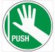 Safety Sign Store FS302-148AL-01 Push Sign Board
