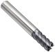 YG-1 G8A37903 Stub Cut Length Corner Radius End Mill with Extended Neck, Shank Diameter 6mm, Length of Cut 3mm, Overall Length 40mm