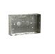 Anchor Roma 21474 20 Gauge Concealed Galvanised Mounting Box with Rust Protected, Size 132 x 135