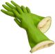 Partek Rubber Hand Gloves, Color Green