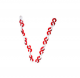 Kohinoor KE-HCH Pastic Chain, Size Heavy, Color Red/White